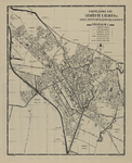 217348 Plattegrond van de gemeente Utrecht en een gedeelte van de gemeente Zuilen.N.B. Op de achterzijde een ...